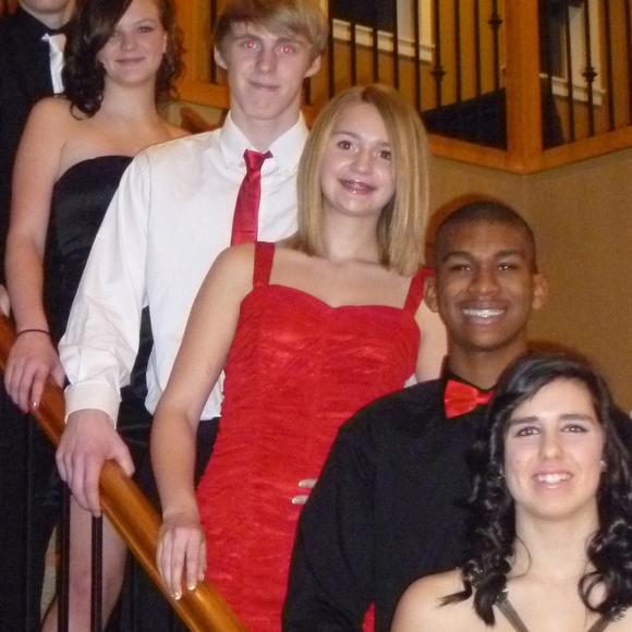 Red Ruffle Dress - Picture 9 of 10